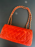Sac Timeless classique cuir rouge