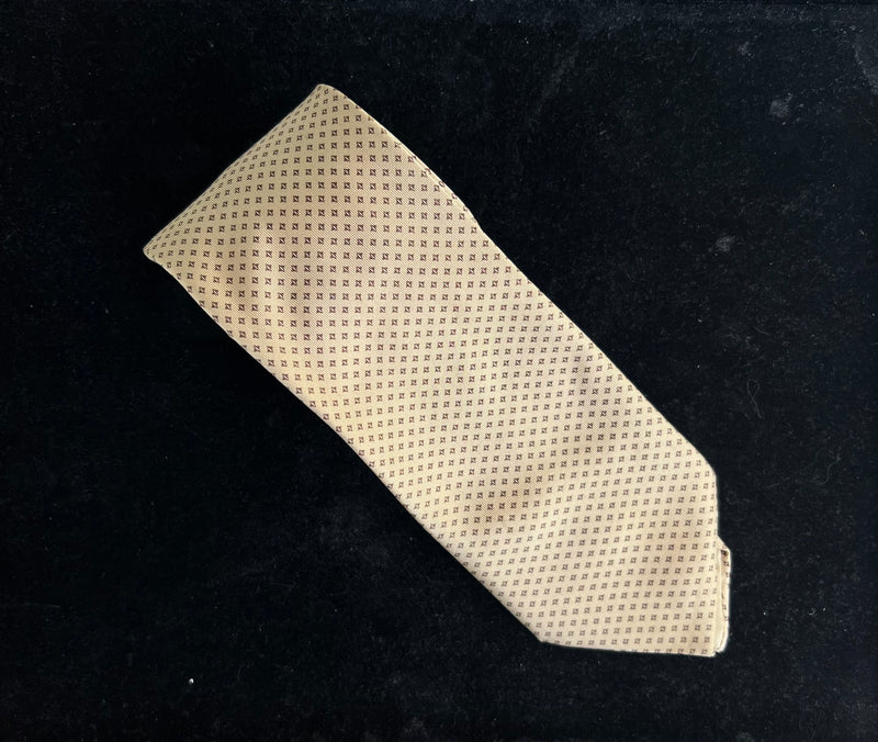Cravate Hermès beige