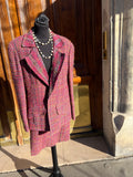 Tailleur jupe tweed rose Chanel