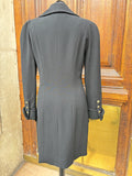 Robe manteau Chanel noir vintage