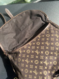 Sac Louis Vuitton besace "Saumur" marron toile