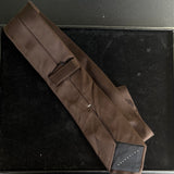 Cravate Hugo Boss marron
