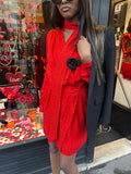 Robe rouge Saint Laurent