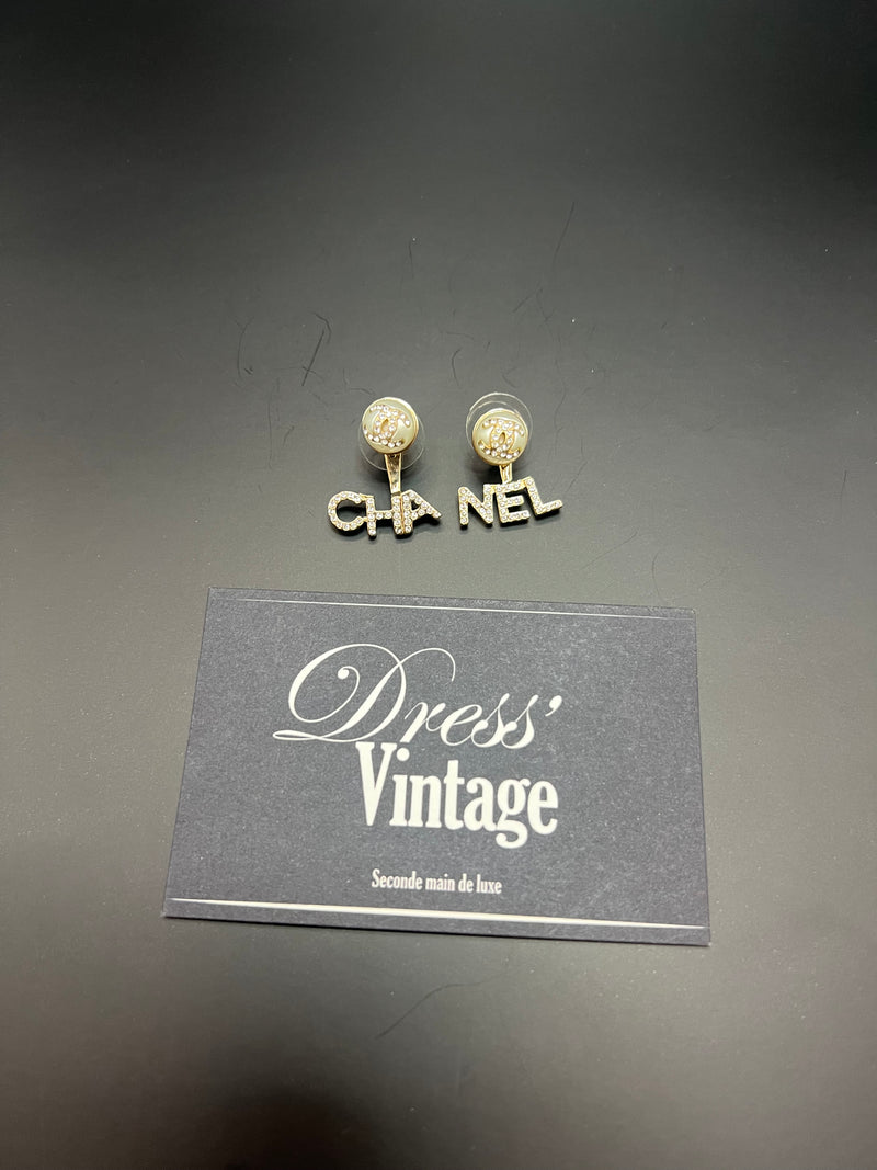 Boucles d’oreilles Chanel perles