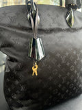 Sac LV en cuir et toile noir