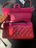 Sac Chanel Timeless rose vernis