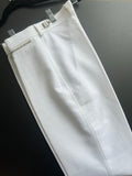 Ensemble Courrèges veste + pantalon blanc