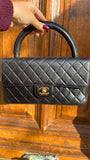 Sac Chanel noir en cuir