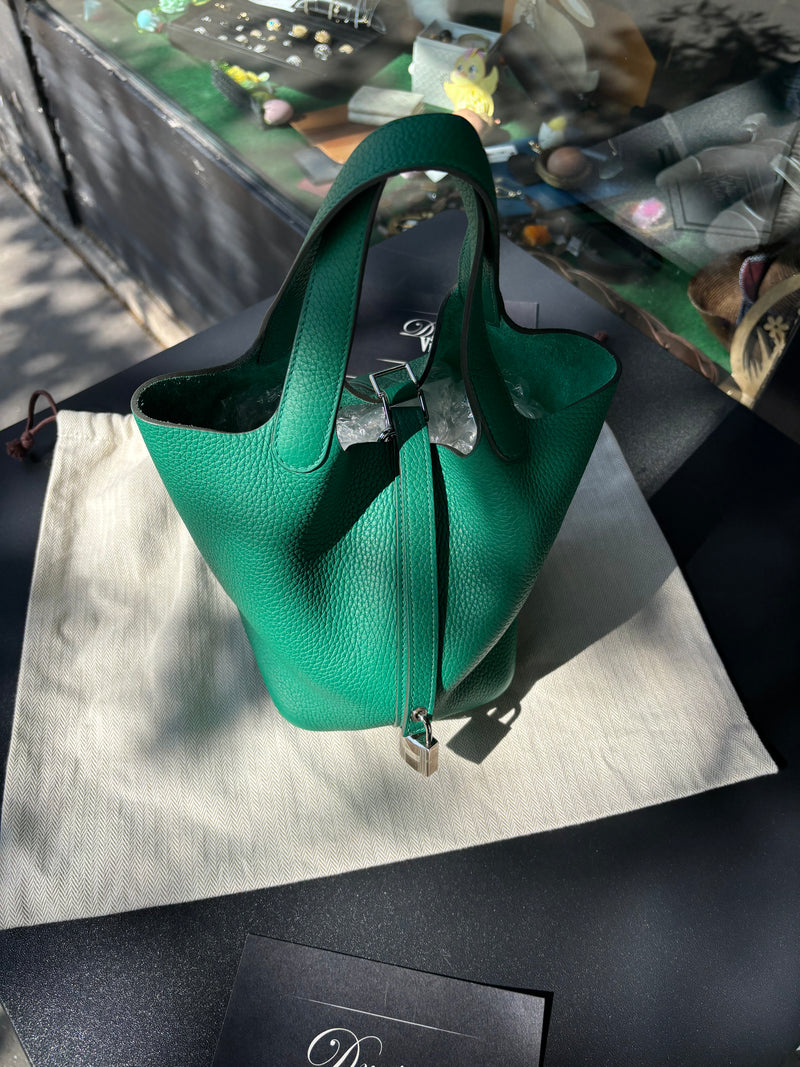 Sac Picotin Hermès Vert