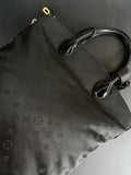 Sac LV en cuir et toile noir