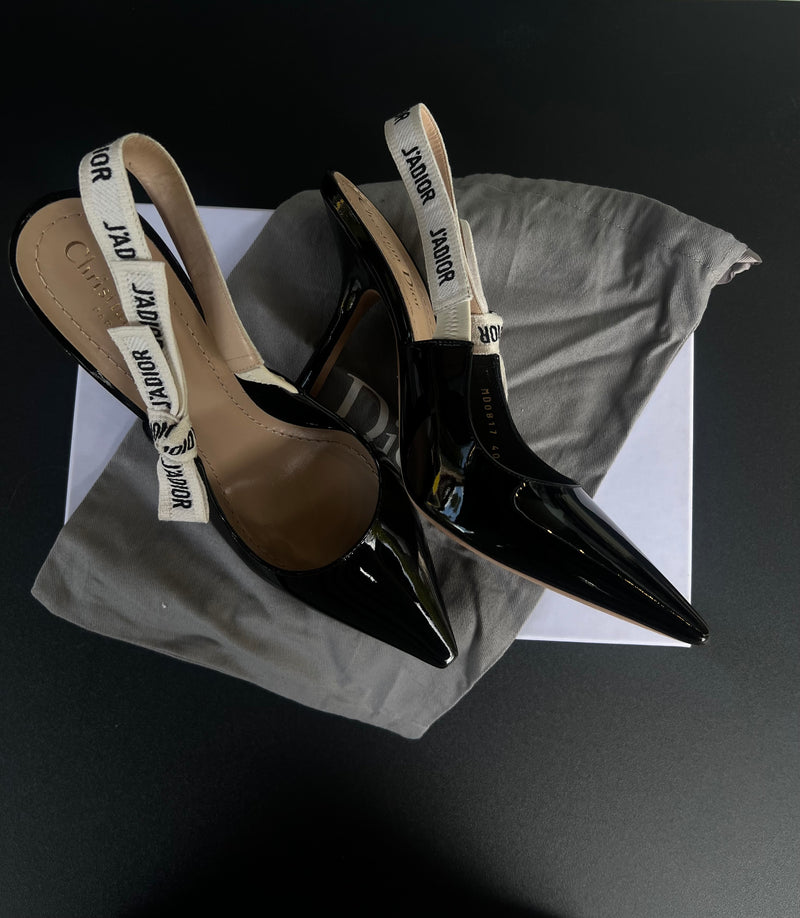 Sandales Dior « J’adiore » vernis