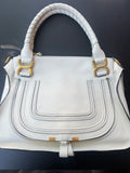 Sac Chloé « La Marcie » blanc avec housse