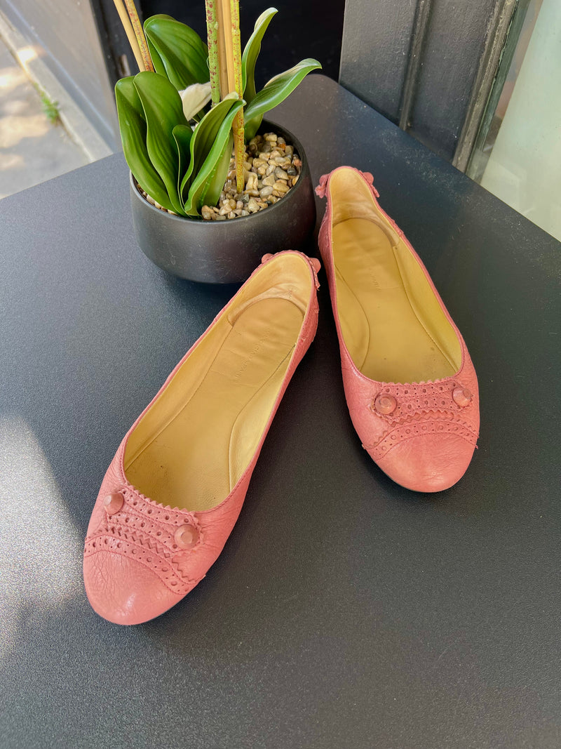 Ballerines Balenciaga Rose plates