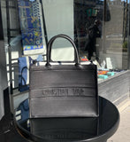 Tote Bag Christian Dior cuir noir