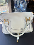 Sac Chloé « La Marcie » blanc avec housse