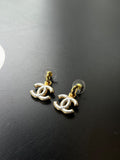 Boucles d'oreilles pendantes CC Chanel