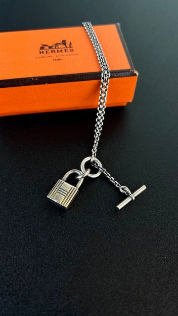 Collier cadenas Hermès