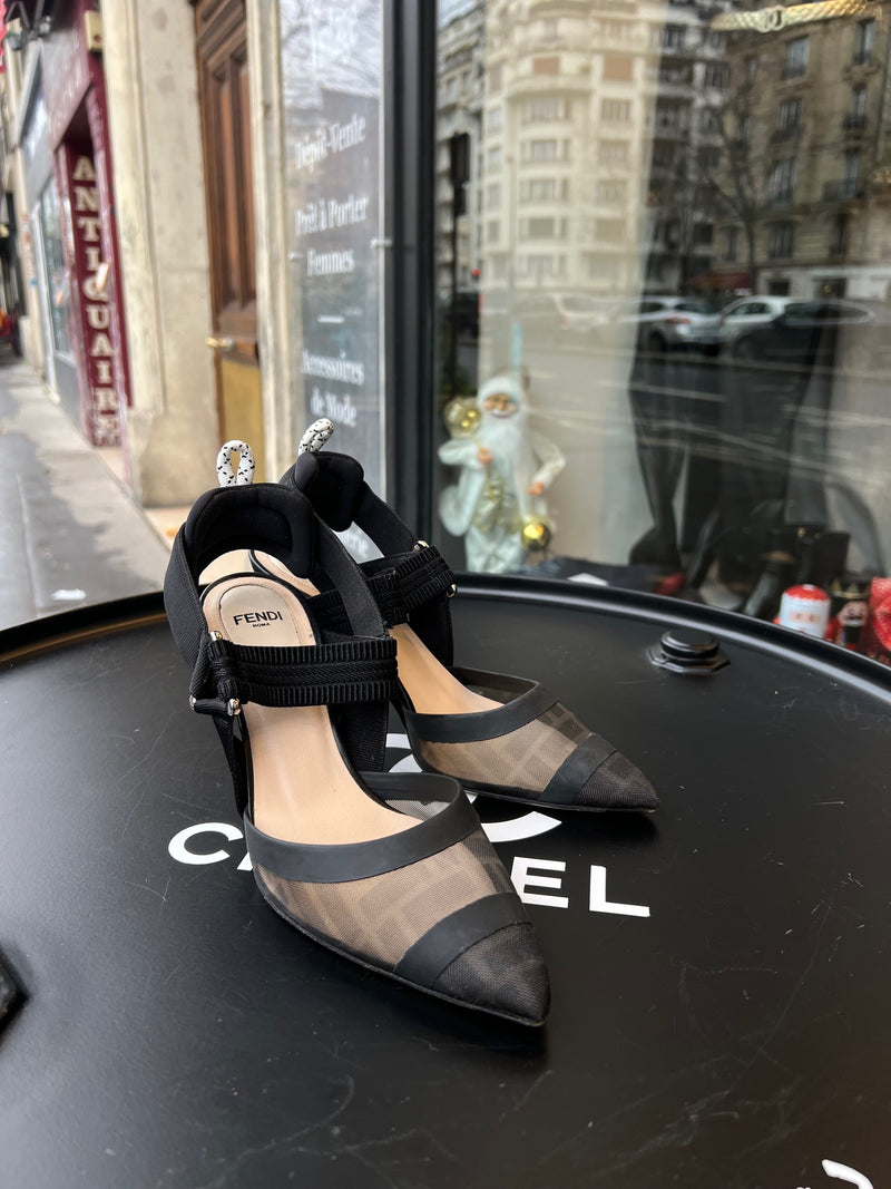 Escarpins transparents Fendi