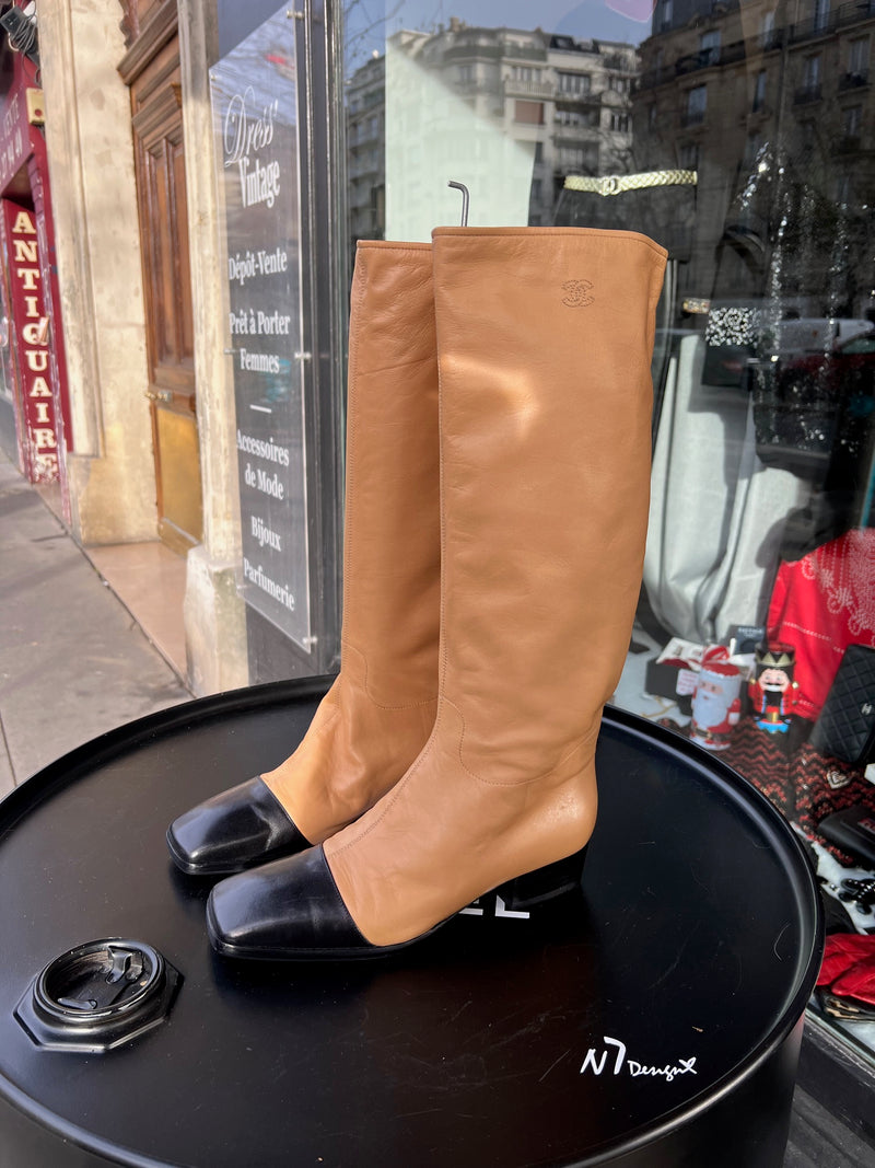 Bottes Bicolores Chanel