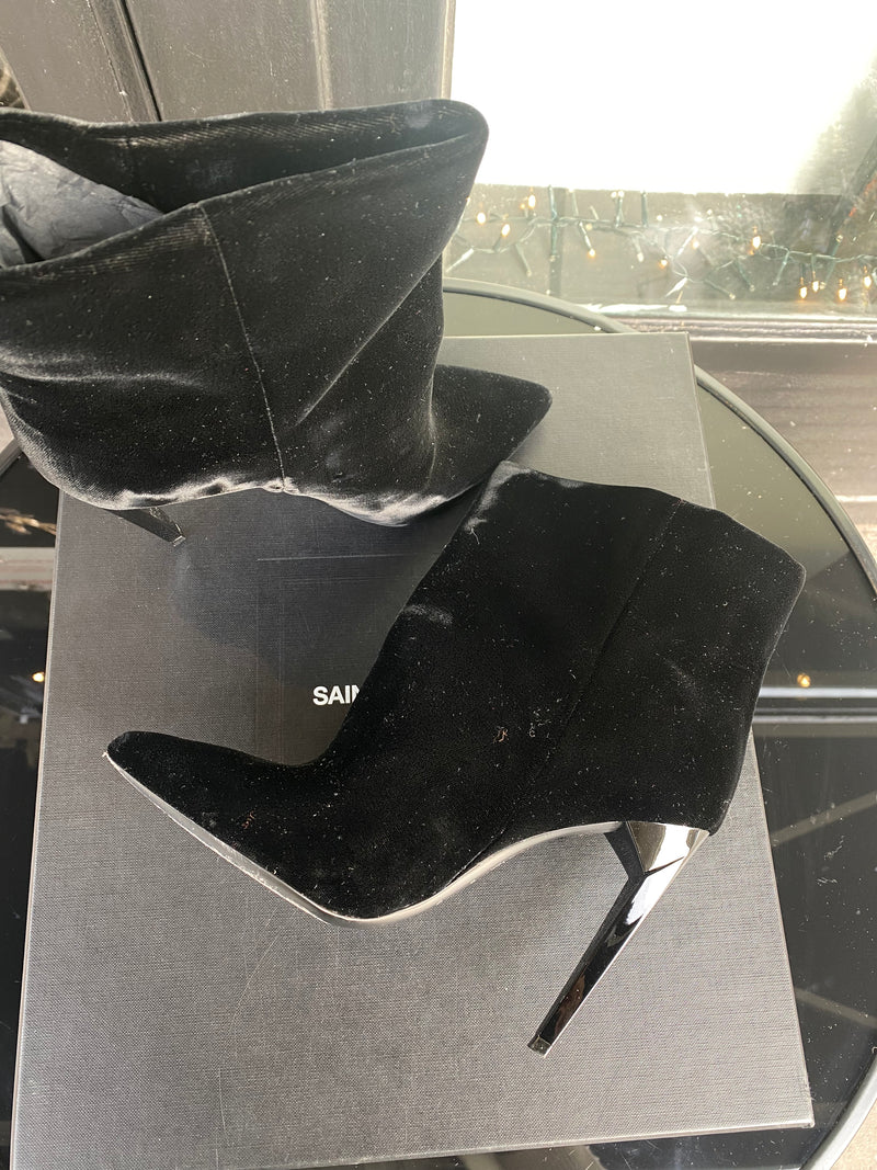 Boots noires SAINT LAURENT